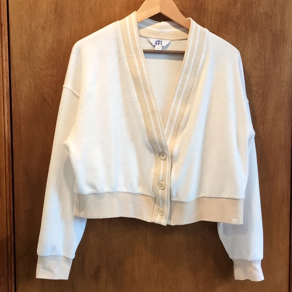 Bundle (2) JoyLab Terry Cloth Cardigans Size S - Picture 2 of 10